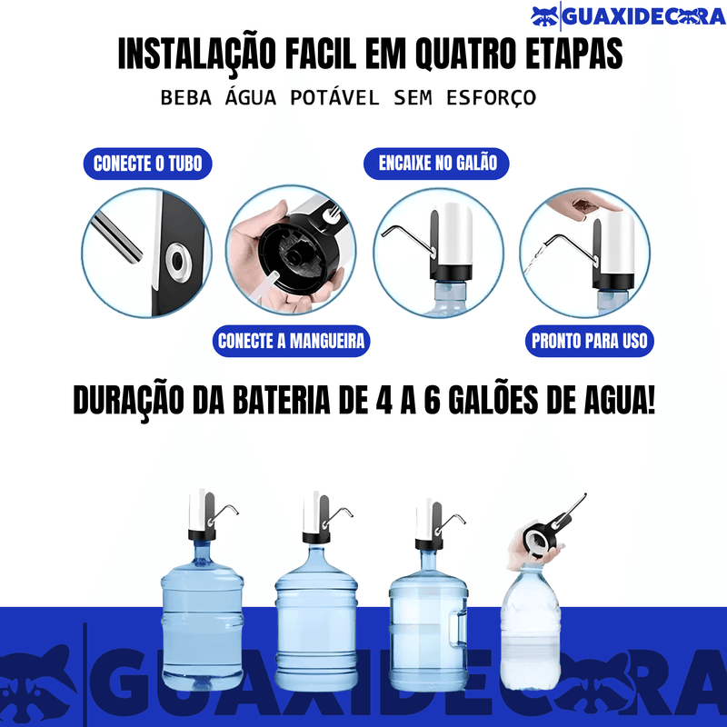 Bomba Elétrica Universal para Galão - Guaxi