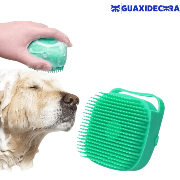 Escova de Banho e Massagem para Pet - Guaxi